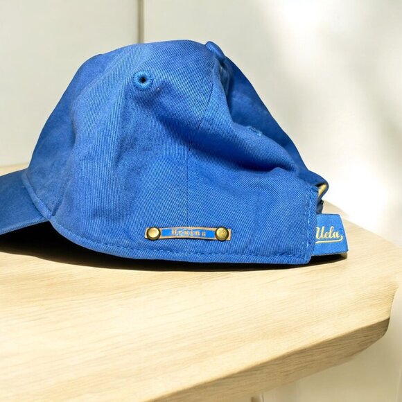 Adidas UCLA Bruins Blue Baseball Cap With Adjustable Strap Vintage look Logo - Picture 5 of 8